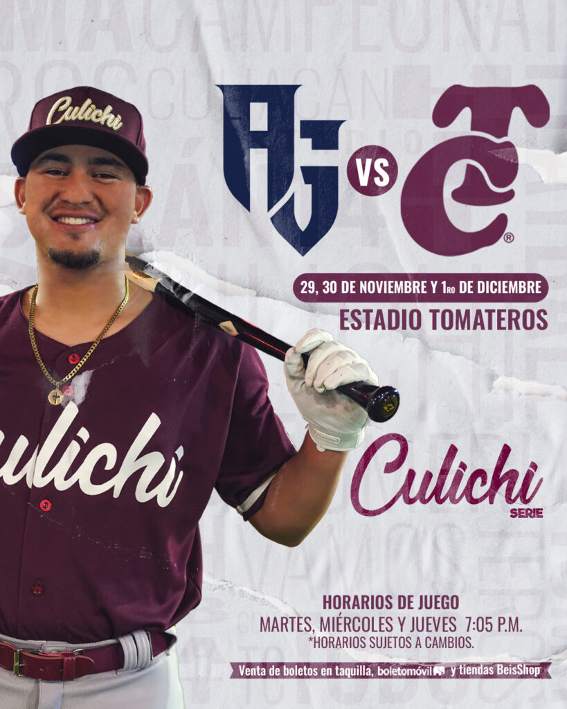 LA SERIE CULICHI PRESENTARÁ COMO RIVAL A LOS ALGODONEROS