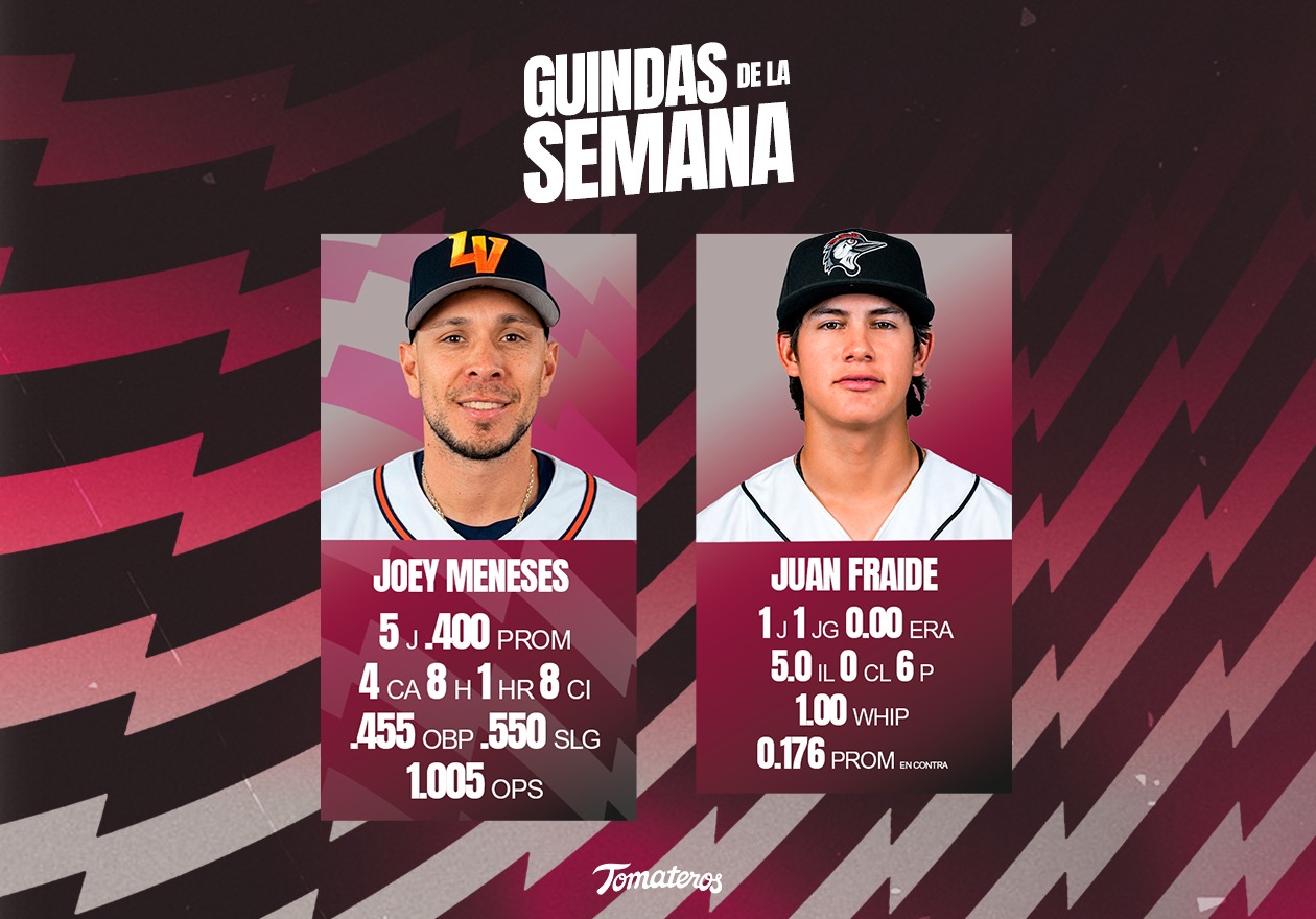 MENESES Y FRAIDE SON LOS GUINDAS DE LA SEMANA